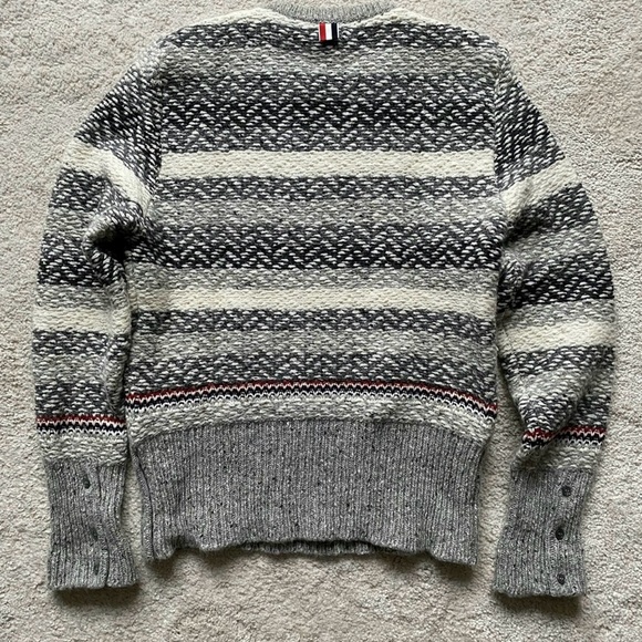 Thom Browne Soft wool mohair blend Sweater - Picture 4 of 6
